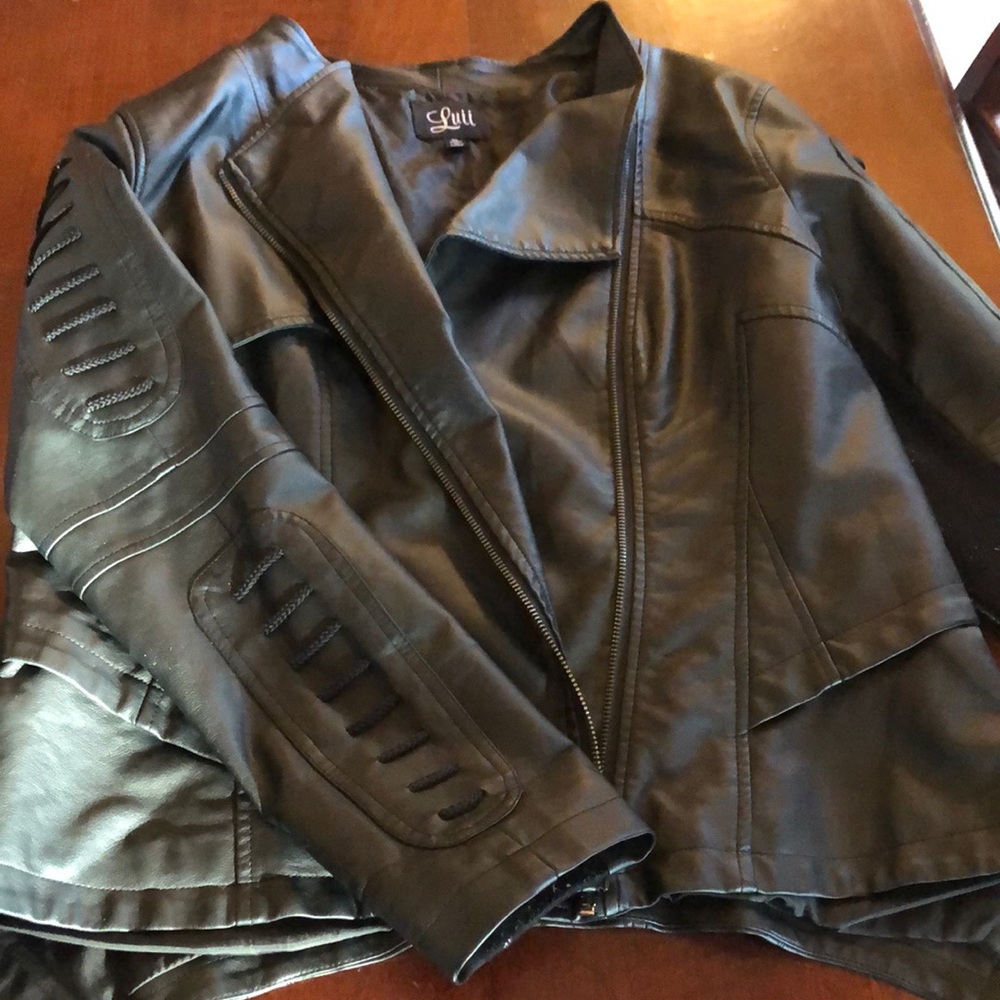 Faux Leather Jacket